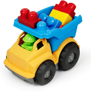Dump Truck Toy with Building Blocks for Kids - Set of 9