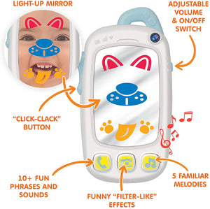 Baby Selfie Toy Phone with Easy-Press Buttons & Music