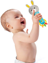 Soft Bunny Baby Microphone Toy with Rattles