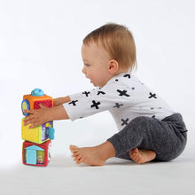 Baby Activity Cubes & Stacking Toy Blocks - Set of 3